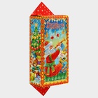 Подарочная коробка новогодняя Конфета малая "Зимняя мелодия" 20 x 10 x 6 см. - Фото 2