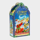 Подарочная коробка новогодняя Фигурная малая «Зимняя мелодия» 11.1×5.8×20.5 см - Фото 3