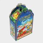 Подарочная коробка новогодняя Фигурная малая «Зимняя мелодия» 11.1×5.8×20.5 см - Фото 4