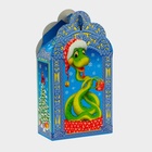 Подарочная коробка новогодняя Фигурная малая «Визит» 11.1×5.8×20.5 см - Фото 2