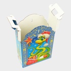 Подарочная коробка новогодняя Фигурная "Визит" 16,8 х 7 х 25 см. - Фото 4