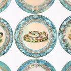 Новогодняя декупажная карта "Змеи", плотность 45 г/м2, формат А4 (комплект 5 шт) - фото 26331658