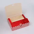 Коробка подарочная новогодняя складная, упаковка, «Колокольчики», 16×12×5 см - Фото 3