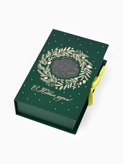 Коробка подарочная‒книга «С новым годом», 20×12.5×5 см