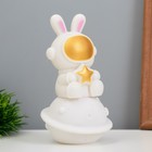 Фигурка светящаяся RISALUX «Заяц со звездой на Сатурне», LED-ночник, 2 Вт, LR44 5×8×13 см - Фото 5