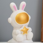 Фигурка светящаяся RISALUX «Заяц со звездой на Сатурне», LED-ночник, 2 Вт, LR44 5×8×13 см - Фото 6