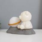 Фигурка светящаяся RISALUX «Медвежонок у Сатурна», LED-ночник, 2 Вт, LR44, 5×8×13 см - Фото 3