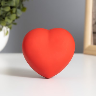 Фигурка светящаяся RISALUX «Сердце», LED-ночник, 2 Вт, красный, пластик, 3.5×8×7 см
