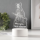 Светильник 3D RISALUX «Твой путь», LED-ночник, RGB, от сети - Фото 6