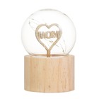 Фигурка светящаяся RISALUX «Люблю маму», LED-ночник, 3×AG10, шар-8 см, 6.5×6.5×11.5 см - Фото 5