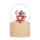 Фигурка светящаяся RISALUX «Люблю кофе», LED-ночник, 3×AG10, шар-8 см, 6.5×6.5×11.5 см - Фото 5