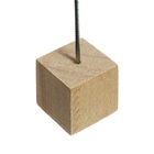 Набор зажимов-держателей для бумаг и визиток из дерева, 5 штук - Фото 5