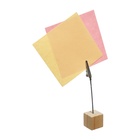 Набор зажимов-держателей для бумаг и визиток из дерева, 5 штук - Фото 7