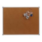 Доска пробковая А2, 45х60 см, Calligrata, в ПВХ рамке белого цвета - Фото 7