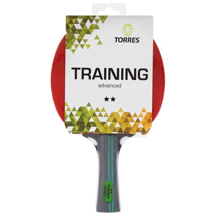 Ракетка для настольного тенниса Torres Training, 2 звезды, накладка 1.5 мм, коническая ручка - Фото 1