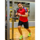Шорты мужские спортивные, размер 46, цвет чёрный - Фото 2