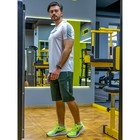 Шорты мужские спортивные, размер 50, цвет зелёный - Фото 2