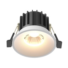 Встраиваемый светильник Technical DL058-12W3K-W Round, 80х80х60 мм, LED, 12Вт, 920Лм, 3000К, цвет белый 10735519