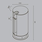 Ландшафтный светильник Outdoor O468FL-L3B3K Cave, 120х120х240 мм, LED, 3Вт, 450Лм, 3000К, цвет чёрный - Фото 4