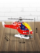 Конструктор металлический «Вертолёт», 58 деталей - Фото 3