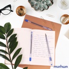Ручка шариковая MunHwa. Option, синий стержень, узел 0.5 мм - Фото 8