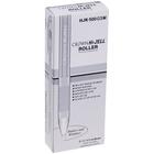 Ручка гелевая Crown Hi-Jell Metallic, узел 0.7 мм, чернила серебро - Фото 4