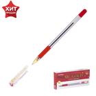 Ручка шариковая MunHwa. MC Gold, красный стержень, узел 0.5 мм, резиновый упор - Фото 2