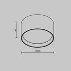 Потолочный светильник Technical C091CL-12W4K-W Glare, 120х120х64 мм, LED, 12Вт, 660Лм, 4000К, цвет белый - Фото 6