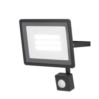 Прожектор Outdoor FL001-L30B4KSR Flood, 160х29х172 мм, LED, 30Вт, 2100Лм, 4000К, цвет чёрный