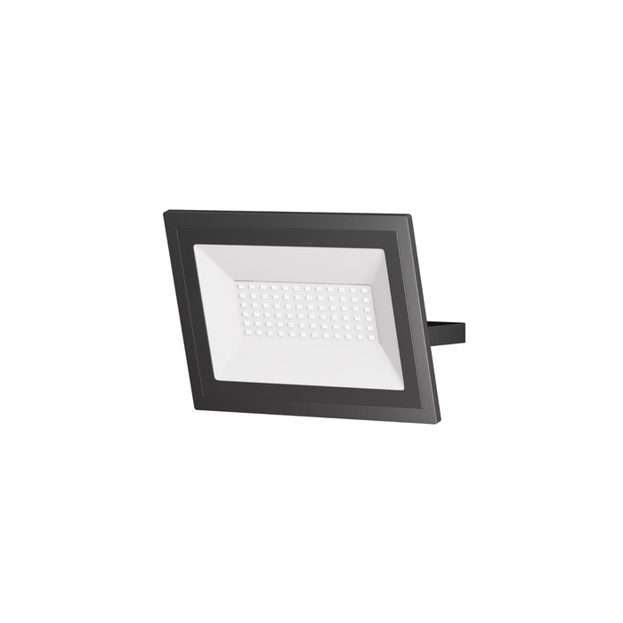 Прожектор Outdoor FL001-L50B6K Flood, 205х30х145 мм, LED, 50Вт, 3500Лм, 6500К, цвет чёрный - Фото 1