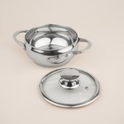 Кастрюля SL Home «Олла», 1.5 л, d=16 см, h=8 см, с крышкой, капсульное дно, индукция, нержавеющая сталь - Фото 4