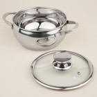 Кастрюля SL Home «Олла», 2 л, d=18 см, h=9 см, с крышкой, капсульное дно, индукция, нержавеющая сталь - Фото 3