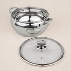 Кастрюля SL Home «Олла», 5.2 л, d=24 см, h=11.5 см, с крышкой, капсульное дно, индукция, нержавеющая сталь - Фото 4