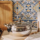 Кастрюля SL Home «Олла», 5.2 л, d=24 см, h=11.5 см, с крышкой, капсульное дно, индукция, нержавеющая сталь - Фото 5