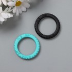 Карабин металл "Колесо" набор 2 шт 3,5х3,5 см 10714203