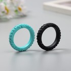 Карабин металл "Колесо" набор 2 шт 3,5х3,5 см 10714203