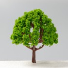 Искусственное растение для творчества пластик "Зелёное дерево" набор 2 шт 6 см - фото 25458346