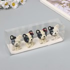 Сувенир полистоун "Милая собака" набор 4 шт 3х4х5 см - фото 25458355