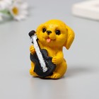 Набор фигурок полистоун «Собака-музыкант», 4 шт., 3×3×5 см - фото 25458361