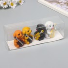 Набор фигурок полистоун «Собака-музыкант», 4 шт., 3×3×5 см - фото 25458362