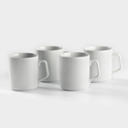 Набор кружек Добрушский завод «Эльза», 350 мл, 4 предмета, фарфор, белый - Фото 1