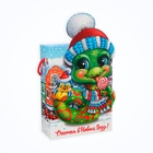 Подарочная новогодняя коробка «Сладкоежка», упаковка, 14×5.5×19 см - Фото 3