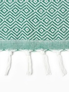 Плед с кисточками «Этель» East, 100×180 см, зелёный - Фото 7