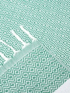 Плед с кисточками «Этель» East, 100×180 см, зелёный - Фото 8