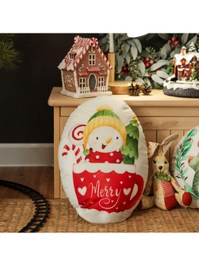 Подушка декоративная новогодняя «Этель. Merry» 28×37 см
