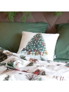 Подушка декоративная новогодняя «Этель. Елочка с подарками», 40×40 см, велюр - Фото 2