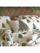 Подушка декоративная новогодняя «Этель. Елочка с подарками», 40×40 см, велюр - Фото 3