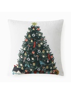 Подушка декоративная новогодняя «Этель. Елочка с подарками», 40×40 см, велюр - Фото 5