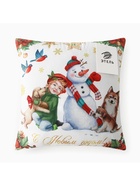 Подушка декоративная новогодняя «Этель С Новым Годом», 40×40 см, велюр - Фото 8