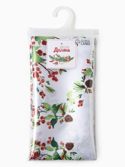 Дорожка Доляна «Хвойный узор» 40×145 см, 100% п/э, 140 г/м²